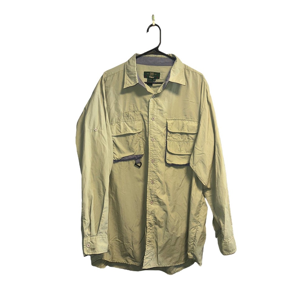 Orvis Men's Size XL 100% Nylon Breathable Button Down Fishing Shirt